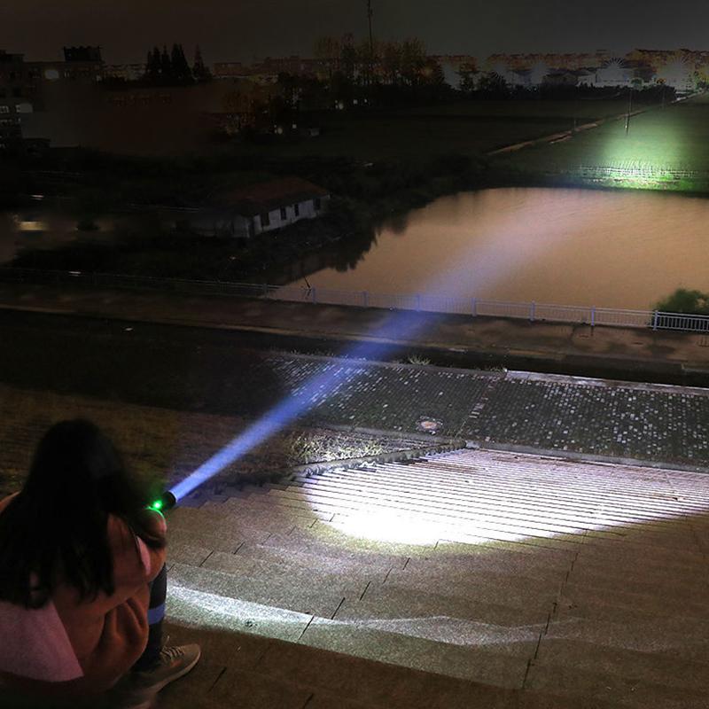 Flash Light Portable Rechargeable Spotlights High Power Rechargeable Led Flashlight Camping Ultra Powerful Flashlight Lamp Work