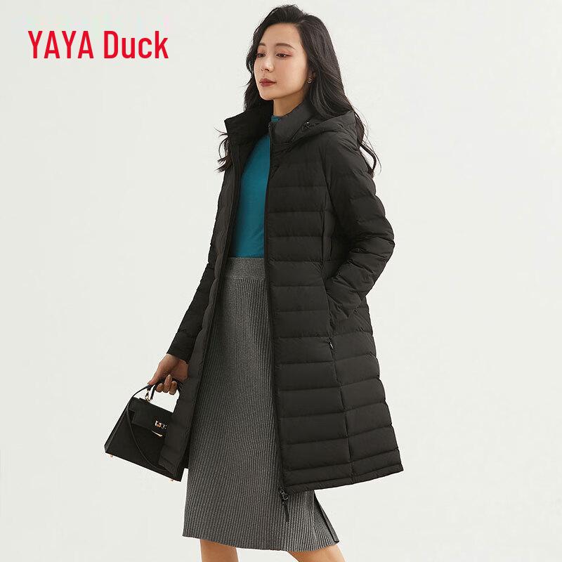 Yaya Women s Mid-Length Hooded Down Jacket 3XL