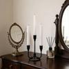 Retro 3 Arm Iron Candelabra Taper Candlestick Candle Holders For Table Centerpiece And Ambients Lighting Home Decoration