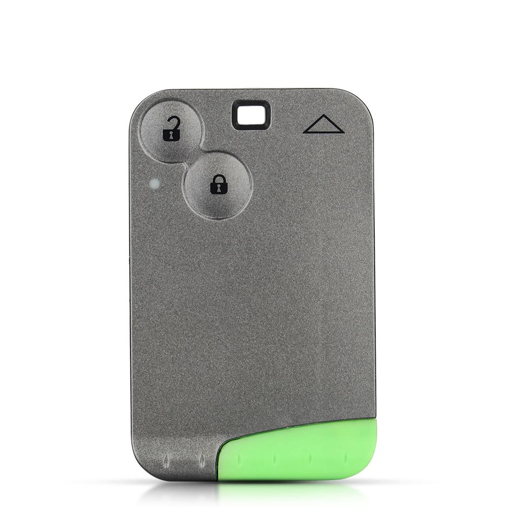 KEYYOU Smart Card Remote Car Key Shell Case For Renault Clio Logan Megane 2 3 Scenic Laguna Espace