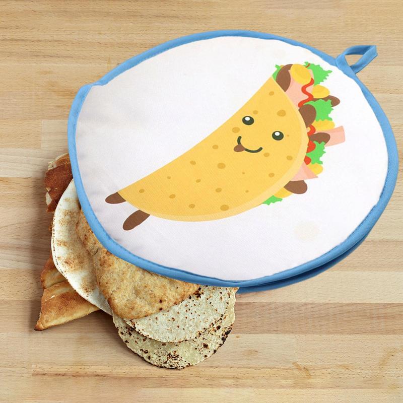 12 Inch Cloth Bag Burrito Portable Tortilla Warmer Pouch Home For Microwave Mexican Warming Trays Heat Resistant Pouch