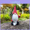 Charming Santa Claus Resin Decoration With Christmas Tree For Enchanting Holiday Scenes