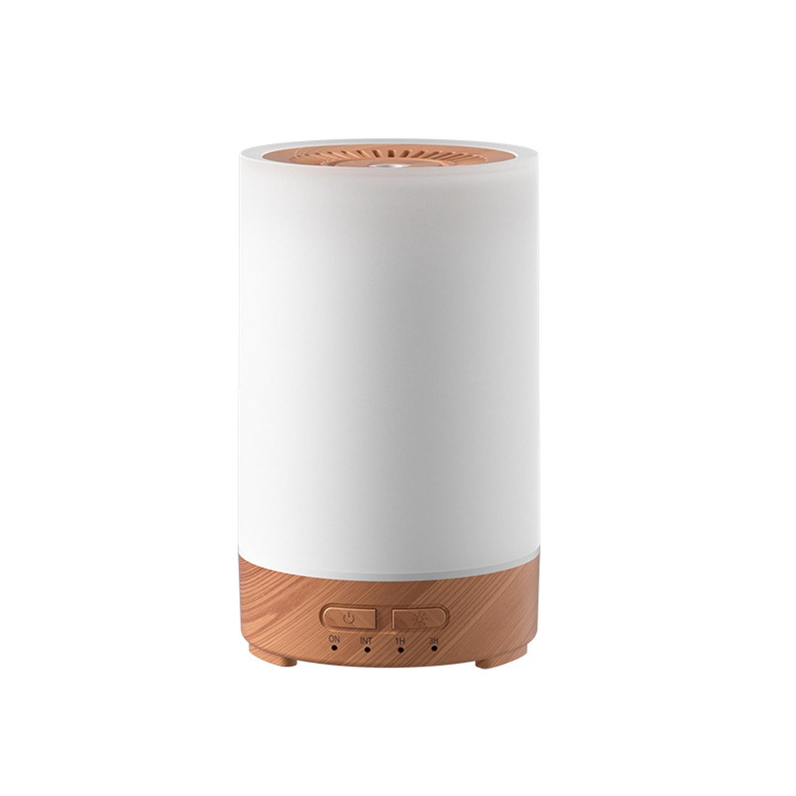 

USB Wood Grain Humidifier Night Light 7 Color Quiet Aroma Diffuser one size коричневый
