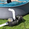 Above Ground Pool Pump, 250W, 11,700 L/H Max Flow Single Speed Swimming Pool Pump, AC 220-240V, 2850 RPM, 8 M Max Head Lift, with Filter Basket & Lid,