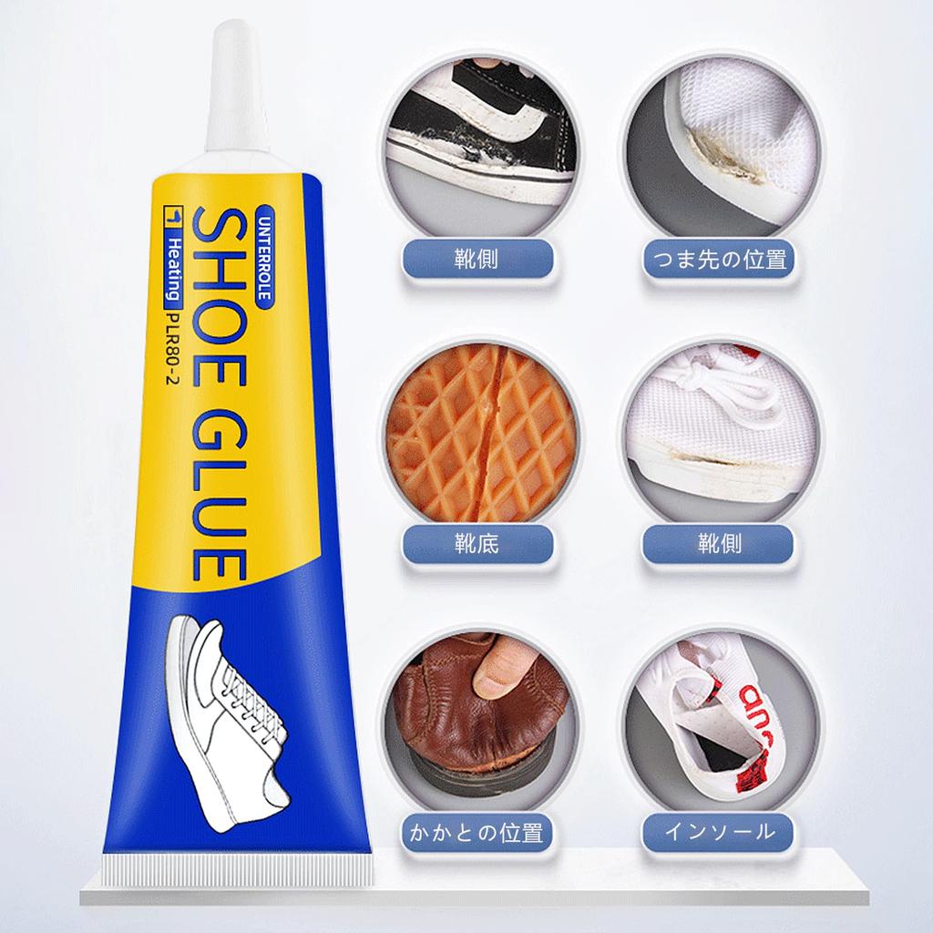 Linshesf Shoe Glue Strong Rubber Sole Repair Waterproof Glue Repair 60ml Tough Flexible Instant