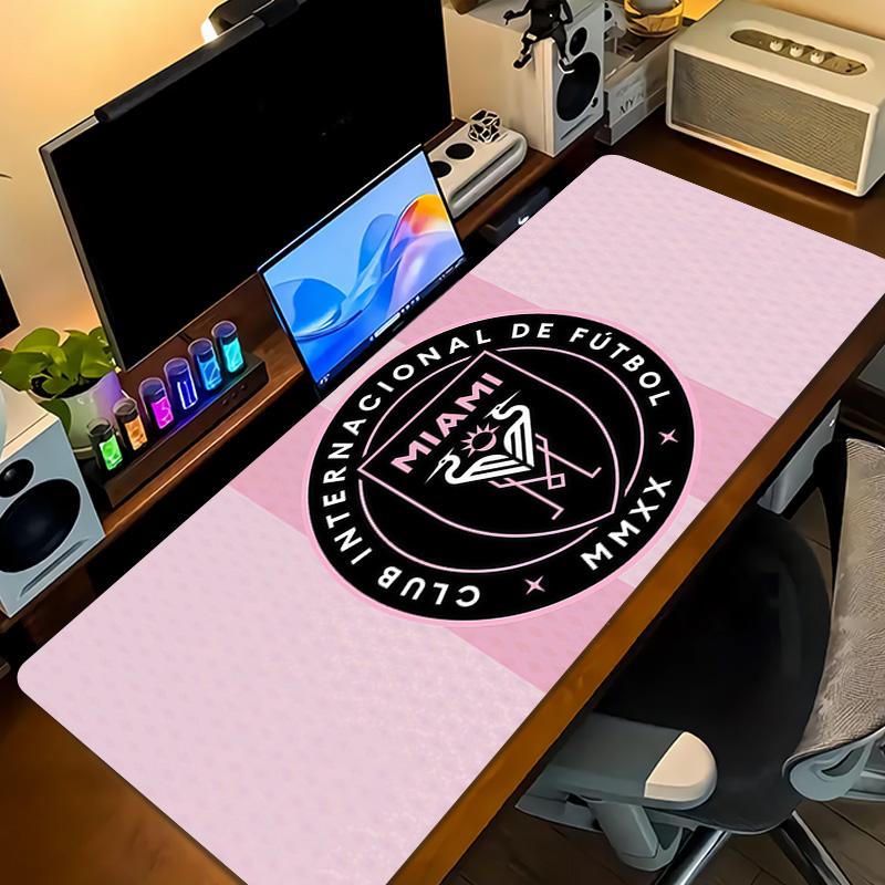 Inter Miami CF Print Cushion Non-slip Laptop Tablet Big Mousepad XXL Mat Mini PC Playmat With Lock edge