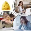 Kids Adults Squeeze Cheese Stress Toy Food Shape Slow Rising Fidget Soft Rebound Sensory Toy Sensory Anti-Stress Gift 9x7x5cm