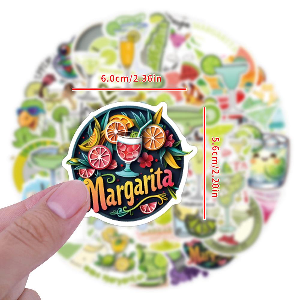 55 New Margarita Margarita Cocktail Graffiti Stickers Luggage Mobile Phone Skateboard Stickers