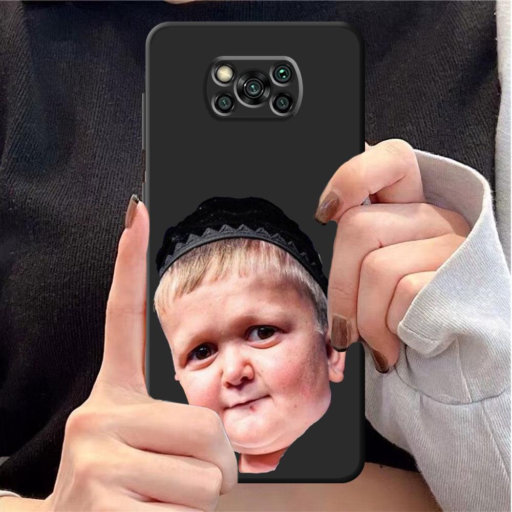 Etui na telefon dla Xiaomi Poco C40 M3 F4 F3 GT X4 F1 X3 NFC X3 Pro M4 5G X4 NFC M4 Pro Czarne Babaite Funny hasbulla Torba Pancerz