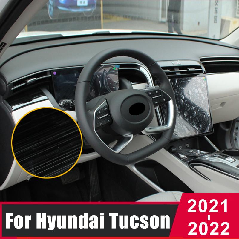 

Для Hyundai Tucson NX4 Hybrid 2022 автомобиля Центр управления Край Отделка Консоль Ремешки Наклейки Чехол Дизайн интерьера