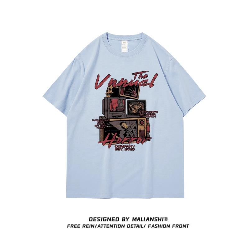 Women's 2025 Loose-Fit Cartoon Hip-Hop Cotton T-Shirt