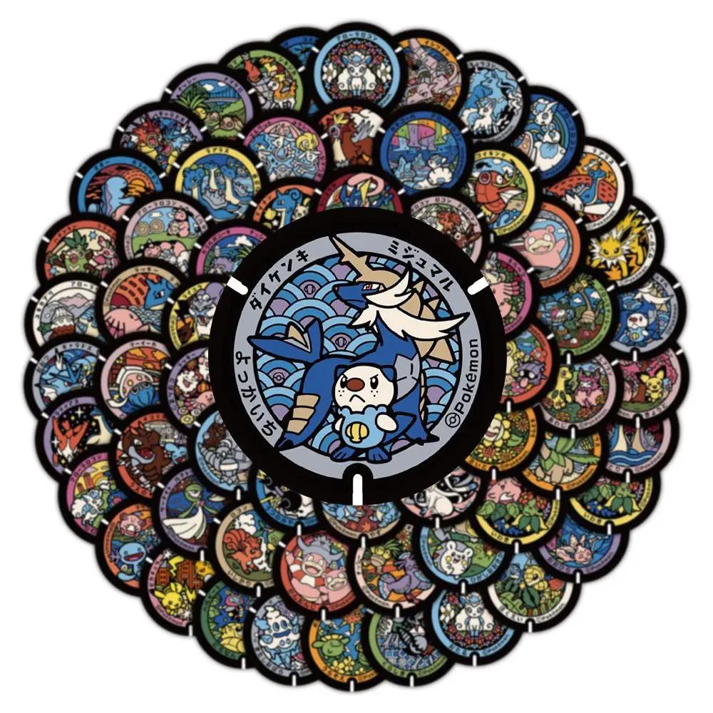 108pcs Kawaii Stickers Cute Eevee Cartoon Anime Decals Laptop Scrapbook Phone Classic Sticker Kids Toy