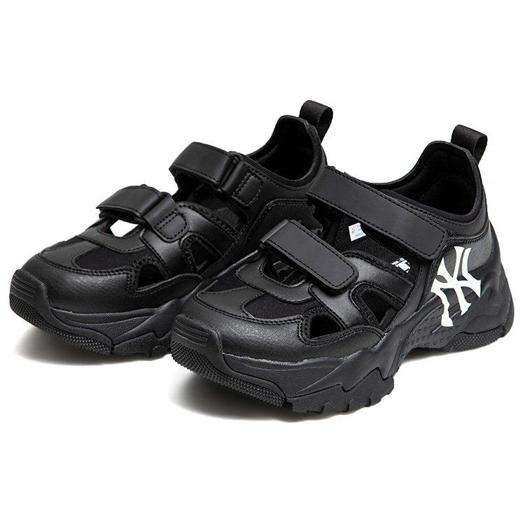 MLB Sandal Chunky Mask Comfortable Breathable Sports Sandals Unisex Black 3ASDCH133-50BKS