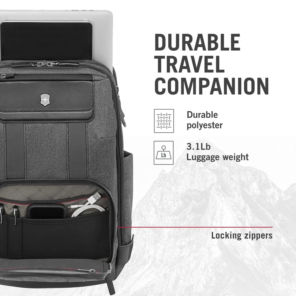 Architecture Urban2 Architecture Urban 2 Deluxe Backpack with functionality and maximum Business 15 Laptop Organizer Plastic bottle Can be engraved