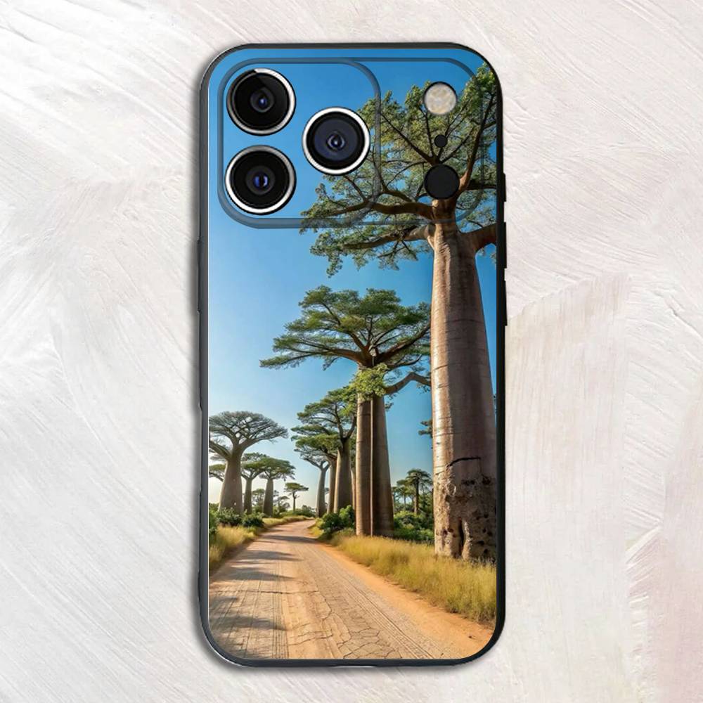 Wonders of Nature Silicone Phone Case For iPhone 17,16,15,14,13,12 X XS Plus Pro Max Shockproof Soft Cover
