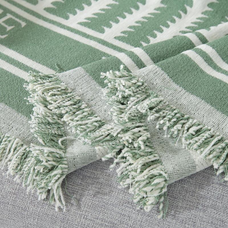 Nordic Chenille Sofa Cover Tassels Washable Couch Blanket L Shape Sofa Towel for Living Room Home Outdoor Camping Picnic