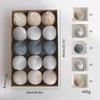 Christmas Tree Ornaments Velvet Balls Set 15 Pieces with Shatterproof Material for Tree Garland and Wreath Holiday Decor