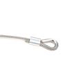 500pcs 2mm M2 Sleeves Aluminum Oval Double Hole 8 Shape Ferrules For Crimpling Wire Rope Cable Clamp