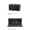 Fuji Boeki Storage With Storage Storage Assembly Width 109 X Depth X Height 55253 Shed, Unit, Outdoor, 270L, Waterproof, Keyhole, Bench, Box,