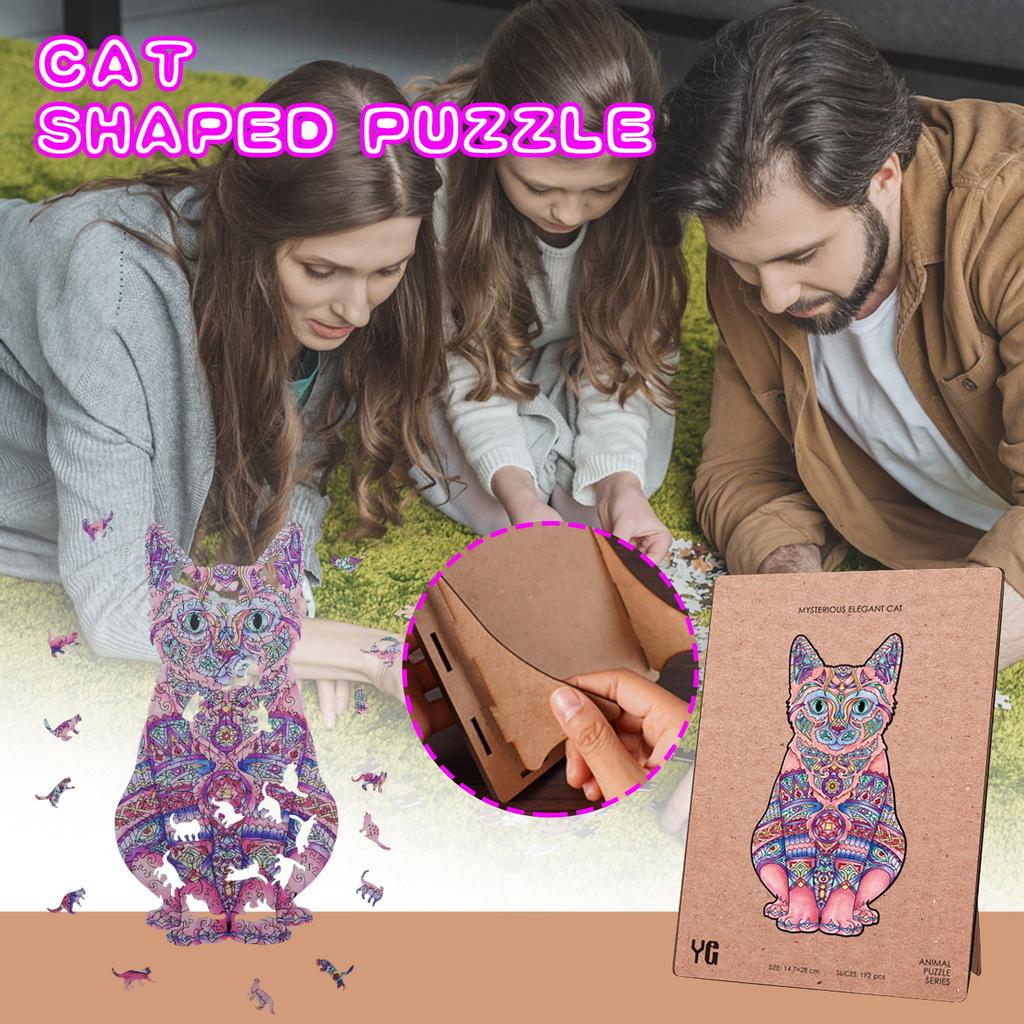 cat shaped puzzle