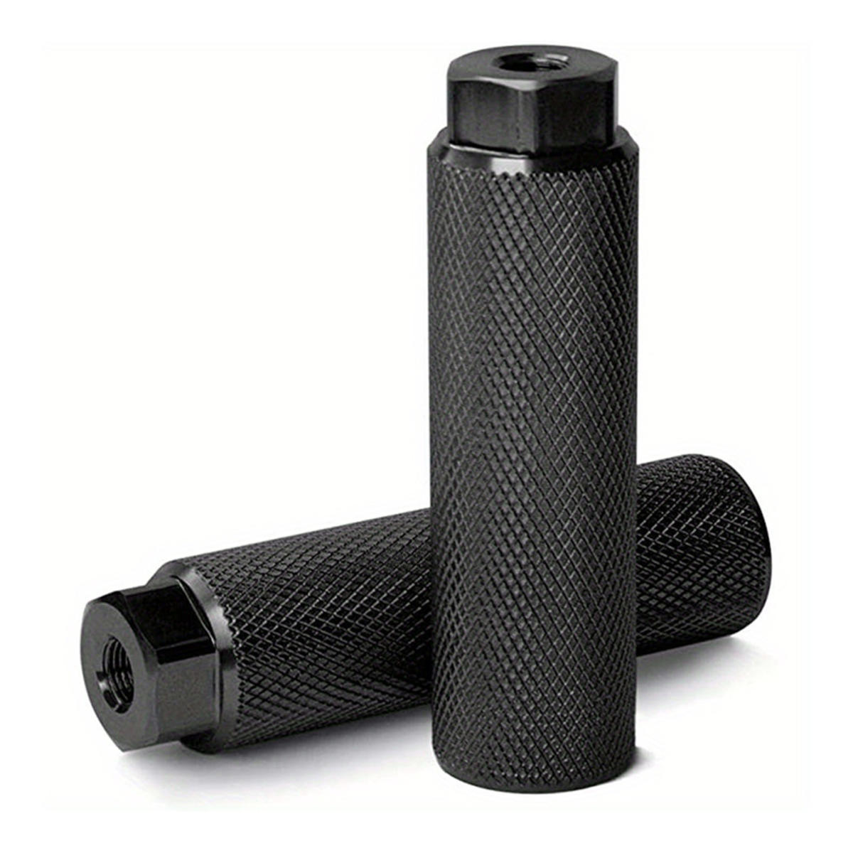 

2 ШТ. Педаль для задней ноги горного велосипеда, для езды на открытом воздухе, велосипедная шестигранная педаль, алюминиевый сплав, подставка для ног, задняя педаль велосипеда one size чёрный