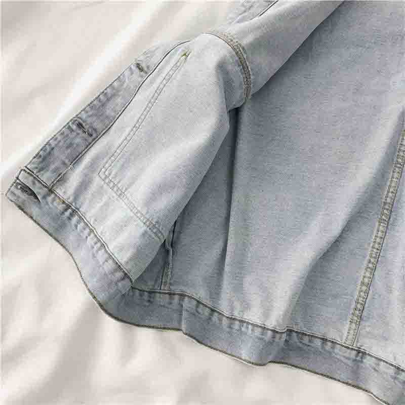 Women Bf Wind Spring Denim Vest Loose All-match Korean Sleeveless Waistcoat Overalls Casual Coat Solid Color