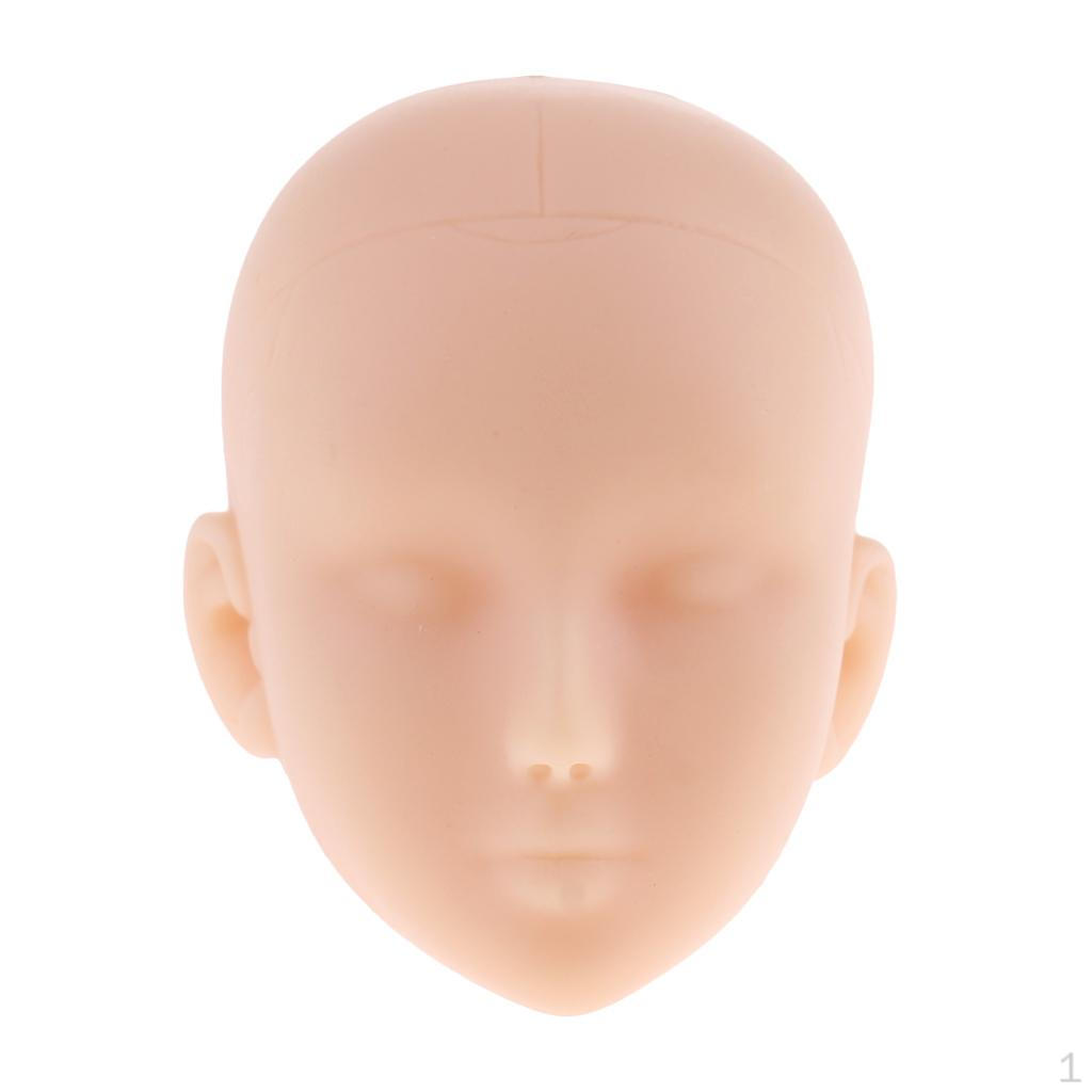 

1/6 Beauty Head Sculpt Carved Model for 12 Kumik No Makeup General Skin