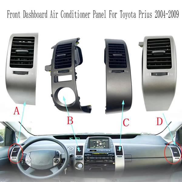 Set of 4 A/C Vents (Left, Middle, Right) for 2004-2009 Toyota Prius
