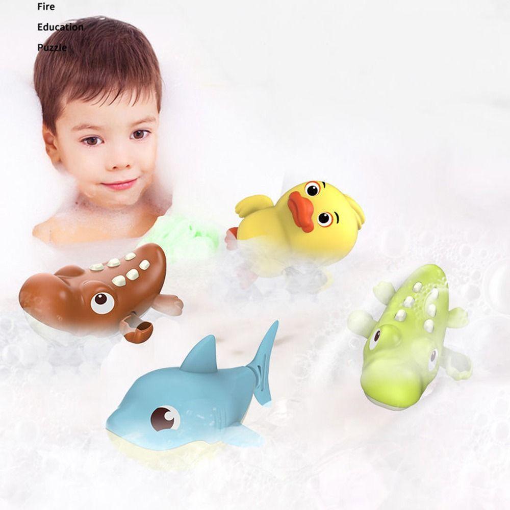 

4 шт. Заводной малыш игрушки для ванны Безопасная вода Плавающие игрушки Симпатичная ванна Заводная игрушка для девочек
