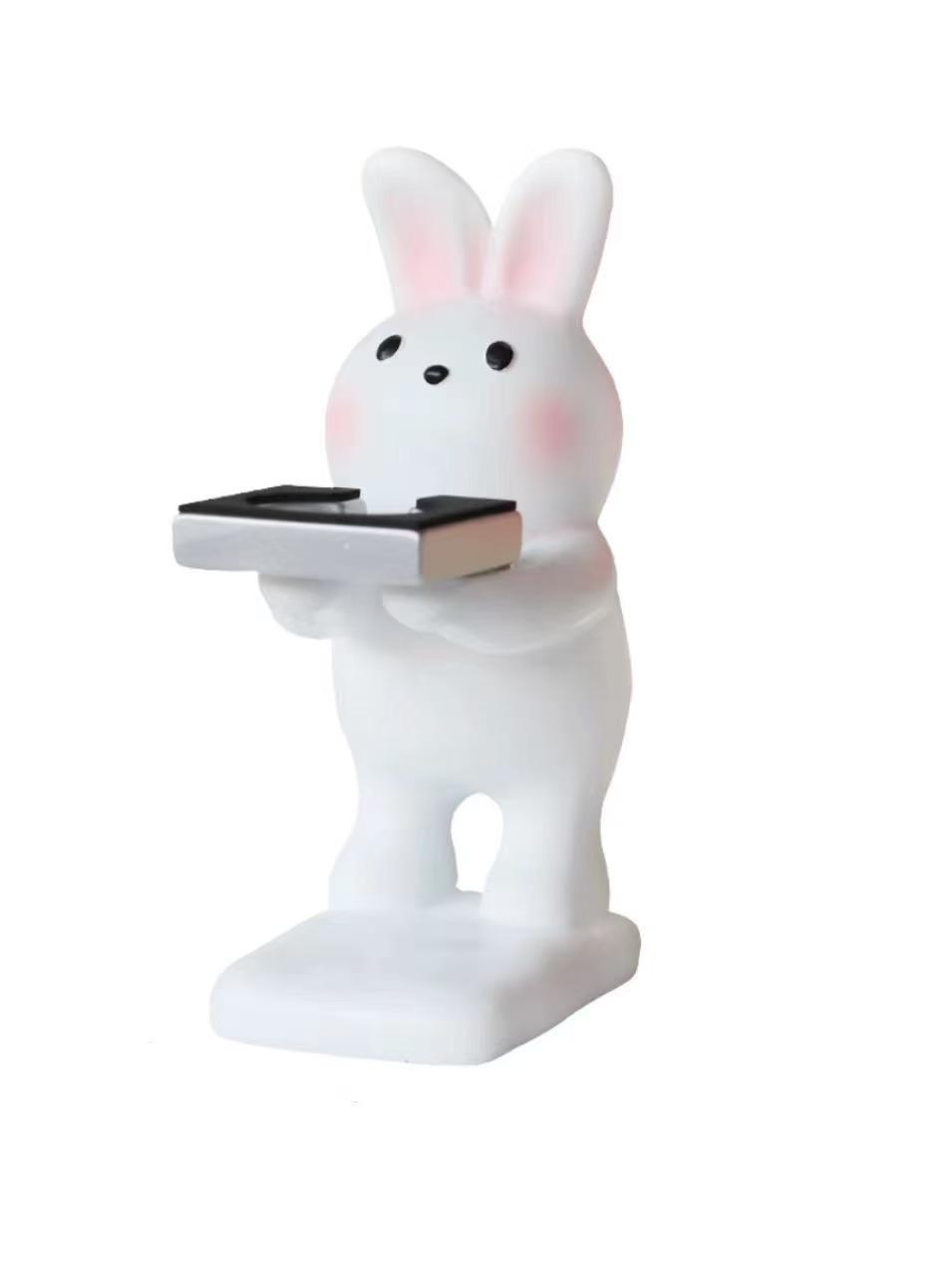 White Rabbit Cartoon Charging Stand for iWatch