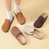 Spring retro casual lazy shoes bag head half slippers women's flat slippers women