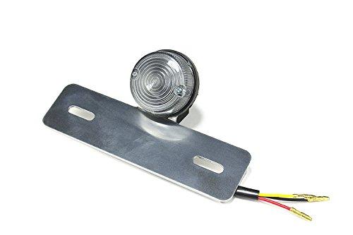 Bike Parts Center Universal Tail Light, Single Type, Clear, 313851