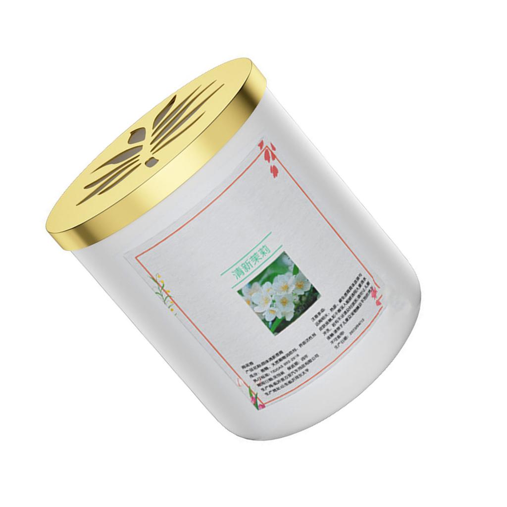 Car Air Freshener Balm Long Lasting Scent Odor Removal Relieve Stress Aromatherapy Balm for Home Office Jasmine 9658D