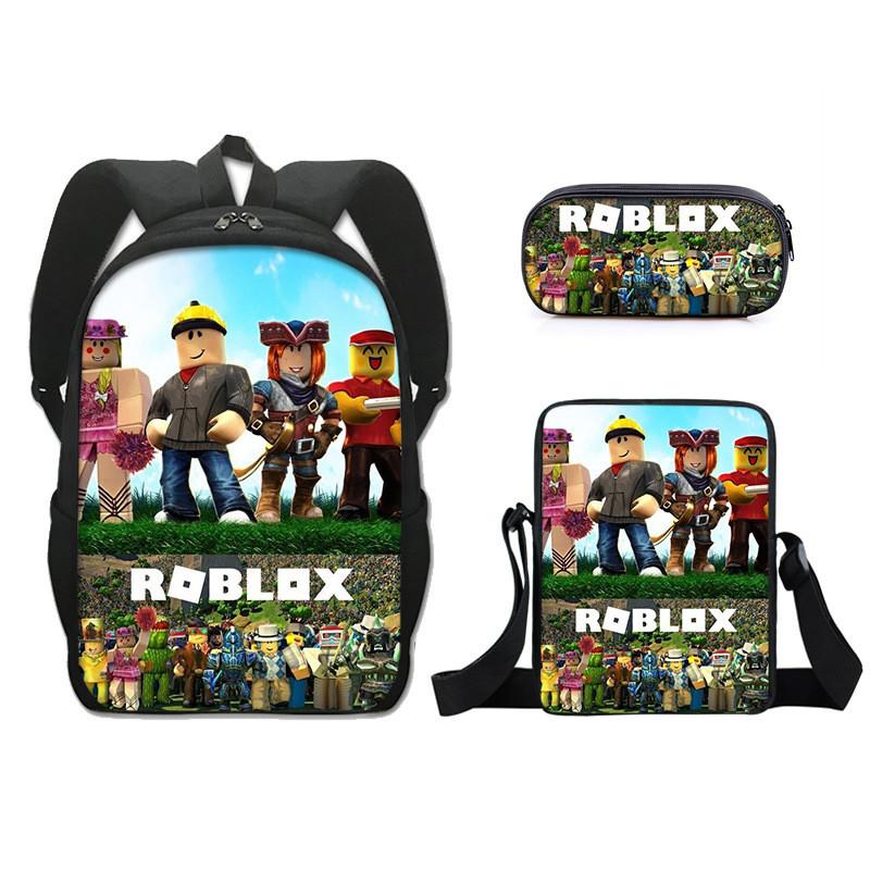 Roblox Kids Backpack Set With Lightweight Oxford Fabric For School And Study Use