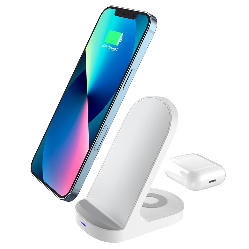 HT-511 15W Wireless Charger Stand for iPhone Charging Pad for AirPods