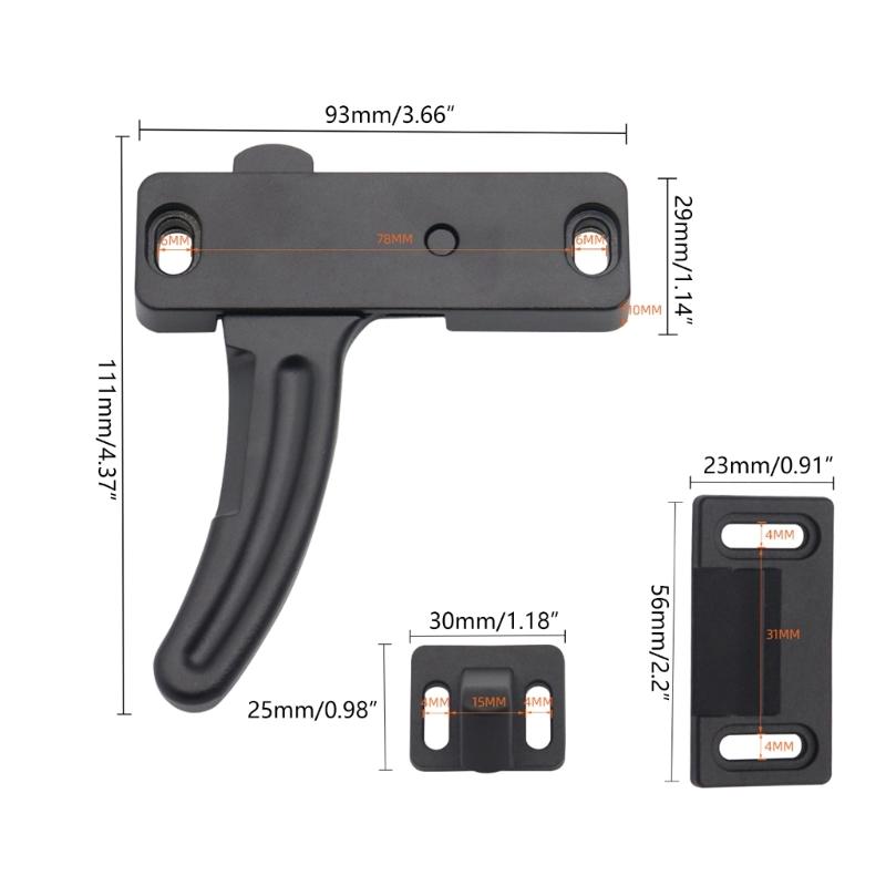 Wohnmobil Schiebetürgriff für Wohnmobile Anhänger Camper Eingangstür Beschläge Schiebetürgriff