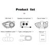 Handsfree Call Music Earphone Waterproof Headset Wireless for Riders Moto GPS Headphone Motorcycle Helmet BT 5.3 Y80