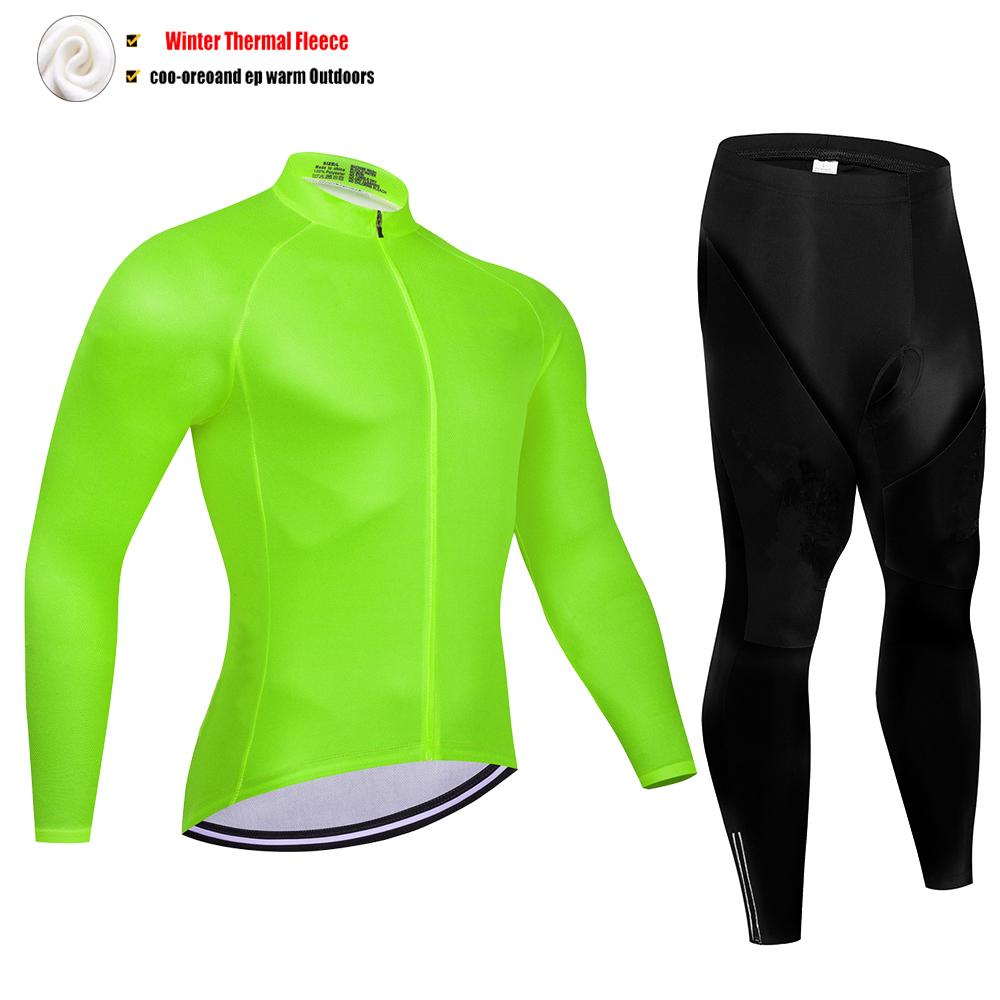 Winter Fleece Herren 2026 Radtrikot Sets Mountainbike Kleidung Wear Ropa Ciclismo Rennrad Kleidung Team Radsportanzug