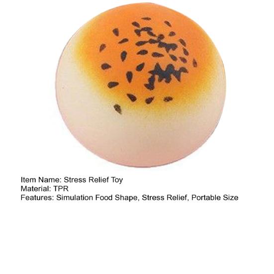 Simulation Egg-yolk Pastry Squeeze Toy Anxiety Stress Relief Fake Food Sensory Fidget Toy Slow Rising Decompression Gadgets