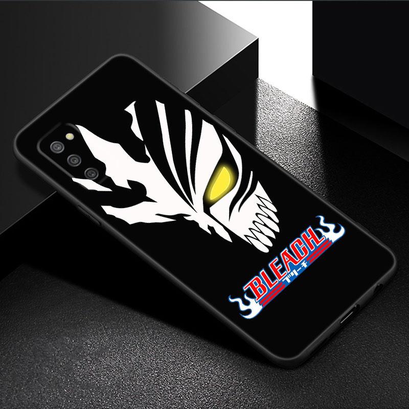 Anime BLEACHS Phone Case For Samsung Galaxy A01 A03 Core A04 E A02 A05 A10 A20 A21 A30 A50 S A6 A8 Plus A7 2018 Black Cover