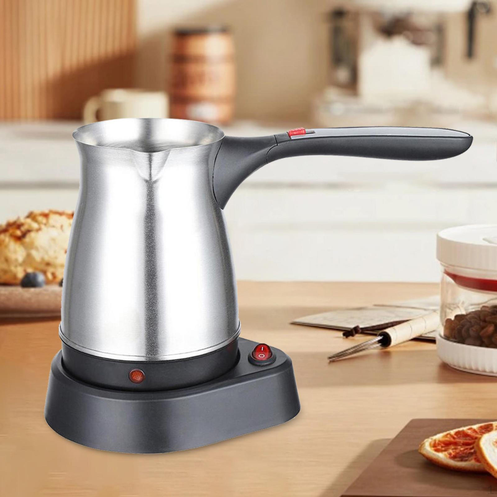 

Электрический кофейник с функцией быстрого кипячения, кувшин с длинной ручкой, многофункциональный чайник для подогрева воды для использования на открытом воздухе Plain