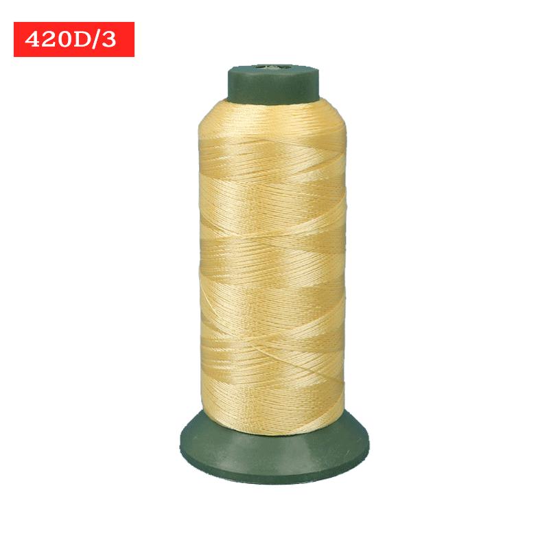 Sewing Machine & Handcraft Thread: High-Strength Mercerized Nylon for Upholstery, Leather, and Jeans