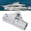 Heavy Duty Stainless Folding Rotating Pipe Joint Adapter Coupling Connector for Yacht Hardware Marine Sunshades Support