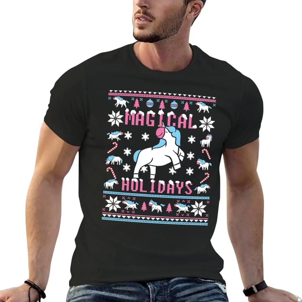 Funny Unicorn Lover Ugly Christmas Sweater T-Shirt animal print shirt for boys sweat shirt clothes