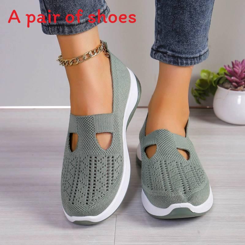 Casual Womens Breathable Mesh Slipon Shoes For Summer Comfort And Walking