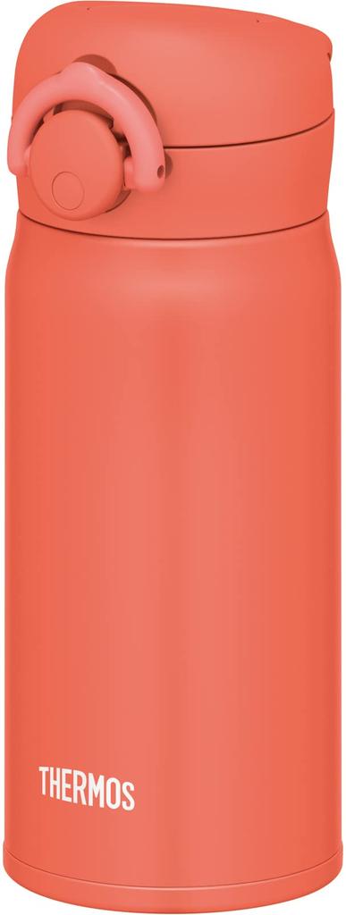 Thermos Láhev na vodu Vakuově izolovaný Mobilní hrnek 350ml Korálově oranžová JNR-353 C-OR