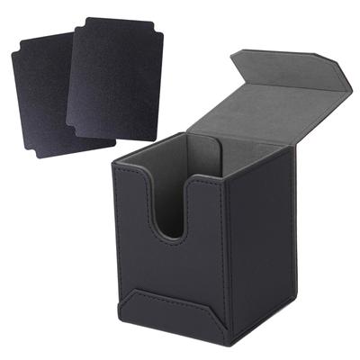 Bellevue Puzdro na karty Puzdro na zberateľské karty Oddeľovač kariet Magnet Kompatibilné s obalmi na karty Pokeka (Šedá)