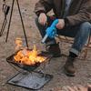 Camping Hand Blower Portable BBQ Fan for Outdoor Barbecue Strong Airflow Hand