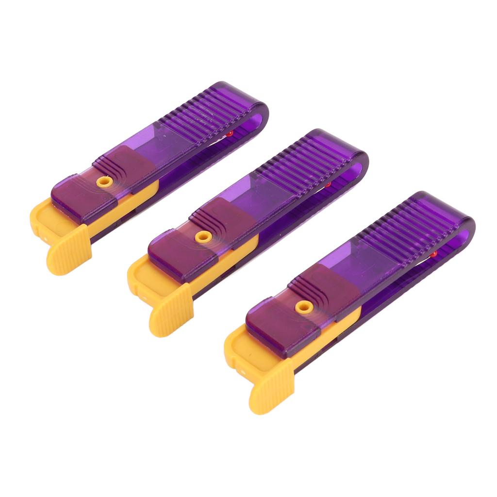 3 Pcs Seam Rippers 180 Degree Rotation Folding Purple Thread Rippers for Household Sewing DIY Crafts