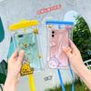 Waterproof Touchscreen Phone Pouch for Swimming and Rafting - Self-Sealing Transparent Case